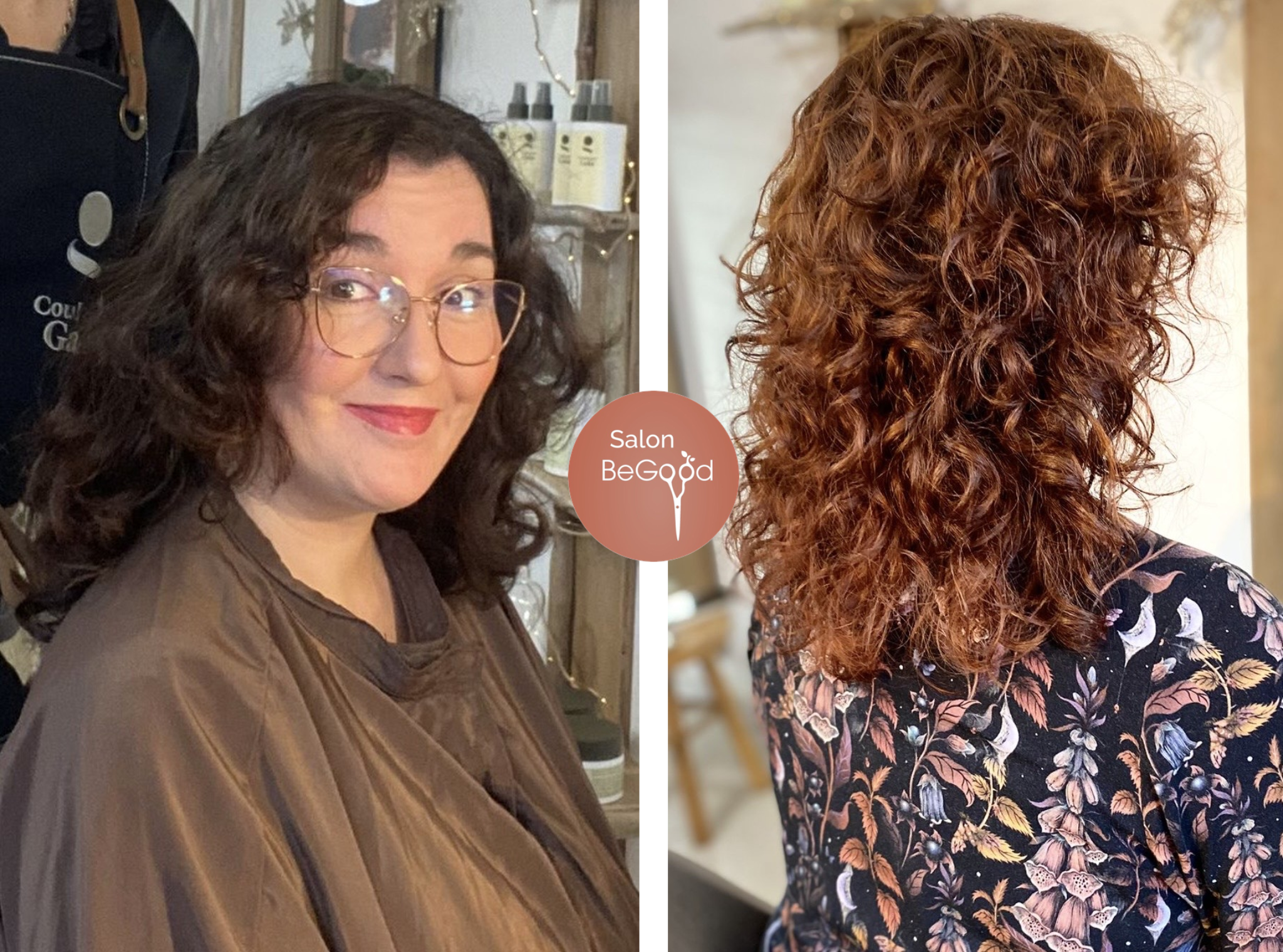 Avant / Après : transformation boucles au Salon BeGood