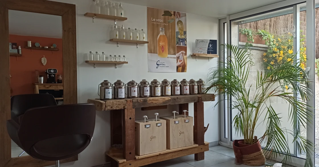 Produits Couleurs Gaïa au salon